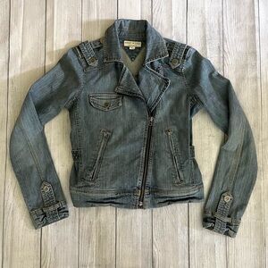 Tommy Hilfiger Motorcycle Jean Jacket